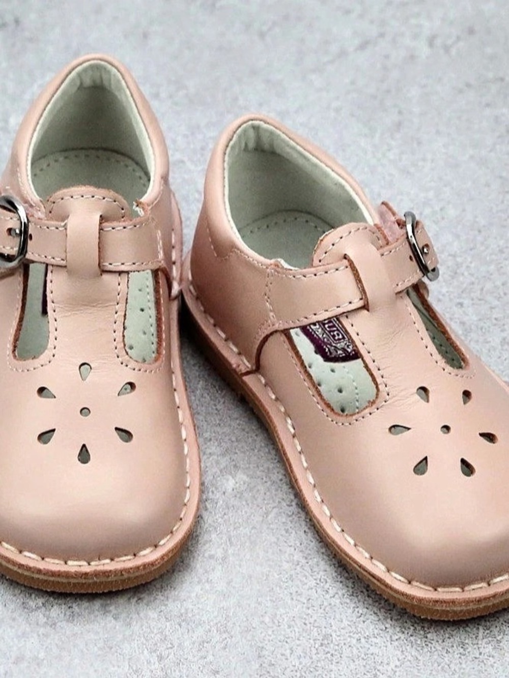 L'Amour Pink Mary Jane Dress Shoes